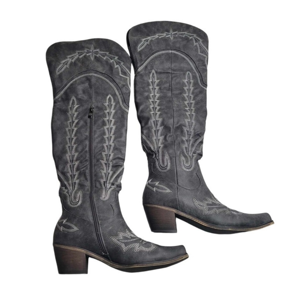 3641 NIB Olomisa Thign High Over Knee Boots Women's‎ 9